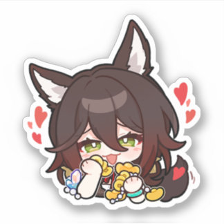 Honkai Star Rail Chibi Tingyun Sticker