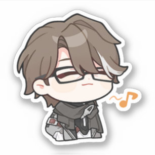 Honkai Star Rail Chibi Welt Sticker