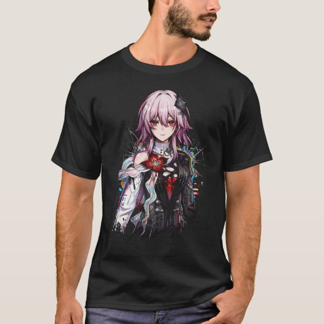 Honkai Star Rail Evernight Crystalline Memory Shar T-Shirt (Front)