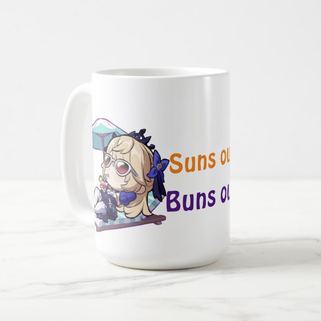 honkai star rail. Suns out, buns out  Coffee Mug (Front Left)