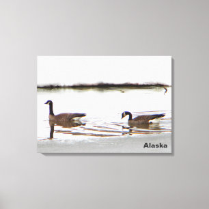 Honkers - Canada Geese Canvas Print