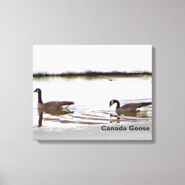Honkers - Canada Geese Canvas Print (Front)
