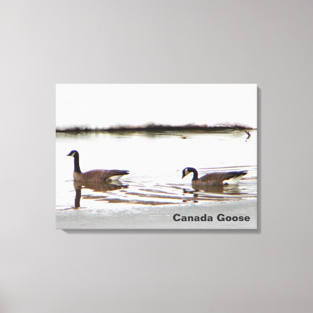 Honkers - Canada Geese Canvas Print (Front)
