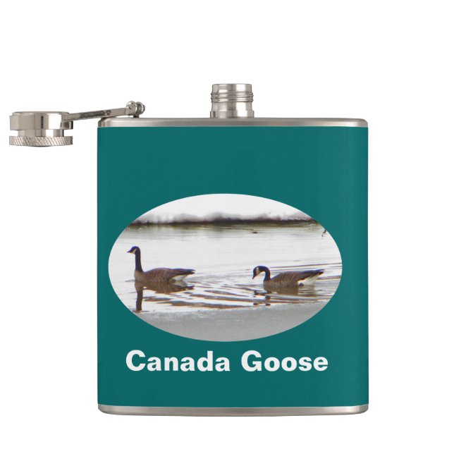 Honkers - Canada Geese Hip Flask (Opened)