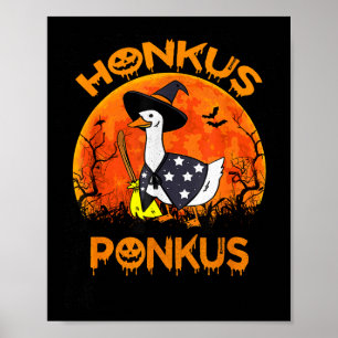 Honkus Nkus Halloween Costume Witch Gift Poster