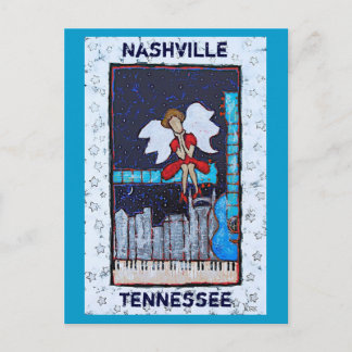 Honky Tonk Angel postcard (Nashville, TN)
