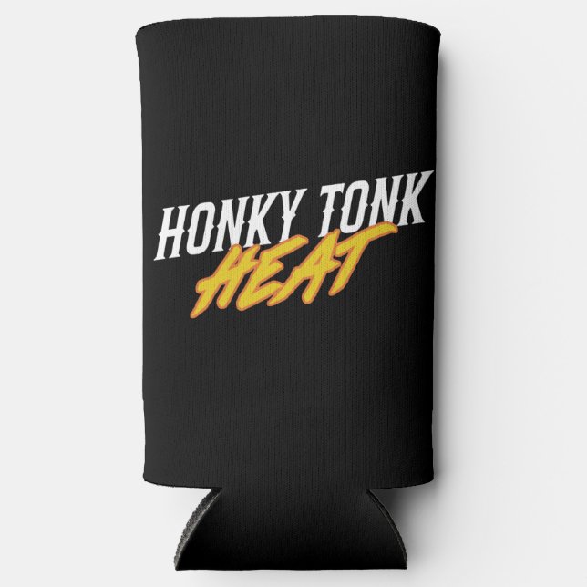 Honky Tonk Hater Silm Can Cooler (Front)