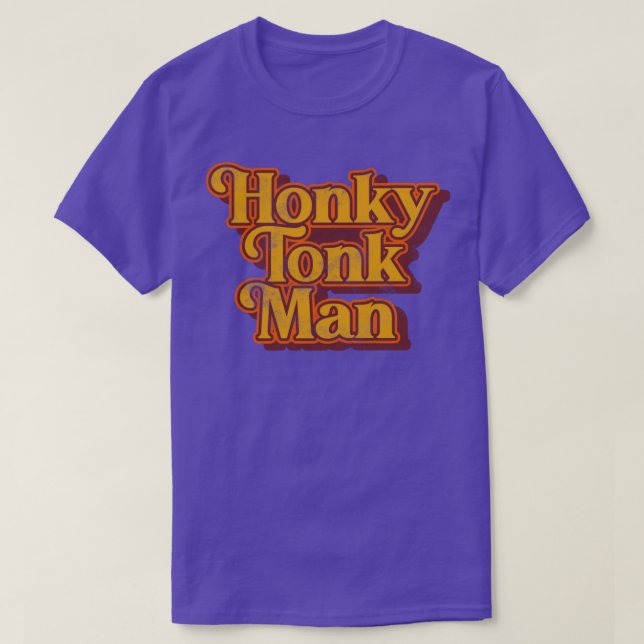 Honky Tonk Man Retro Classic Design T-Shirt (Design Front)