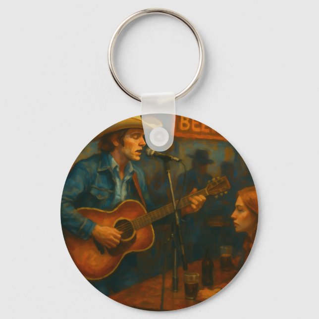 Honky-Tonk Nights Key Ring (Front)