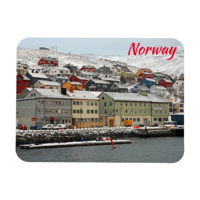 Honningsvåg, Norway Magnet (Horizontal)