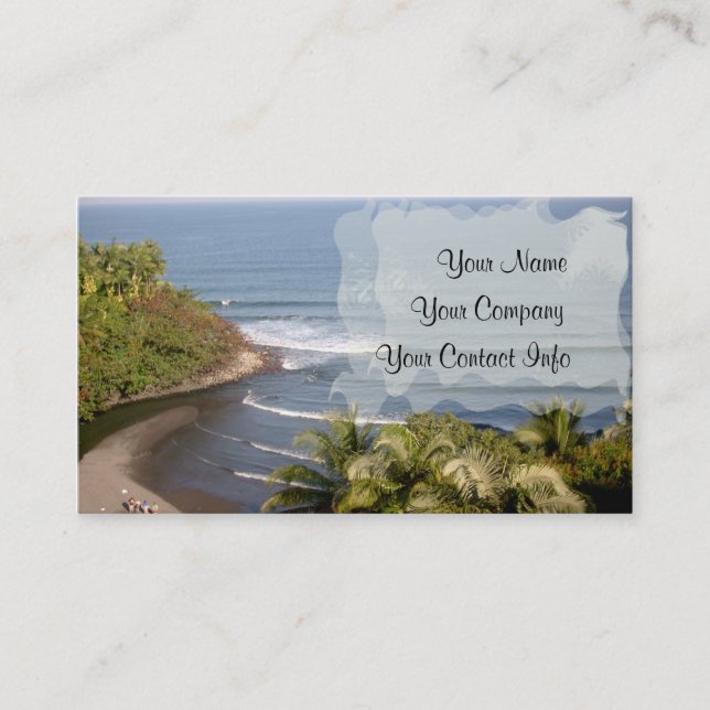 Honoli'i Beach Business Card Template (Front)