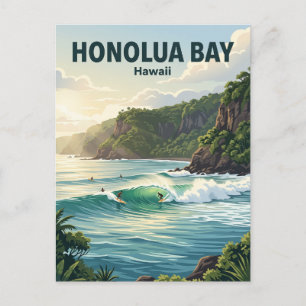 Honolua Bay Hawaii Postcard