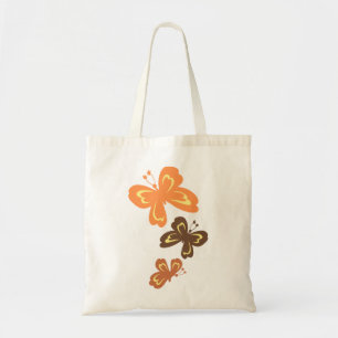 Honolua Butterfly Cartoon Tote Bags