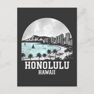 Honolulu City Hawaii Postcard
