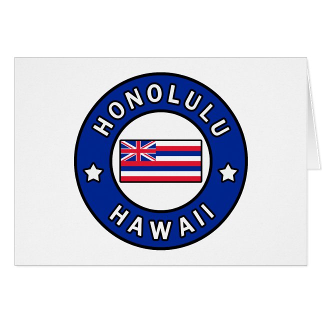 Honolulu Hawaii (Front Horizontal)
