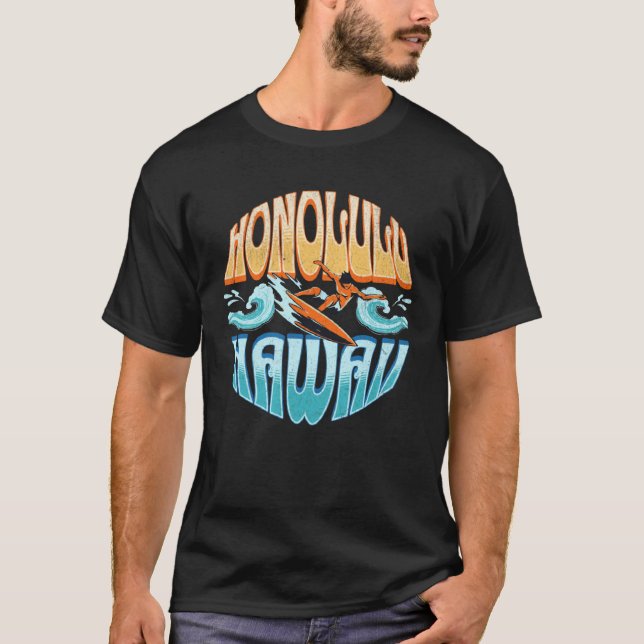 Honolulu Hawaii  3 T-Shirt (Front)
