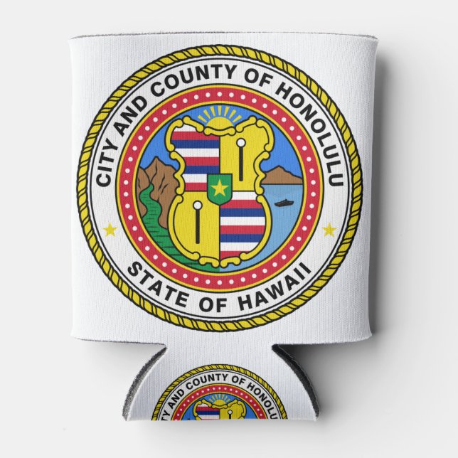 Honolulu	Hawaii Can Cooler (Front)