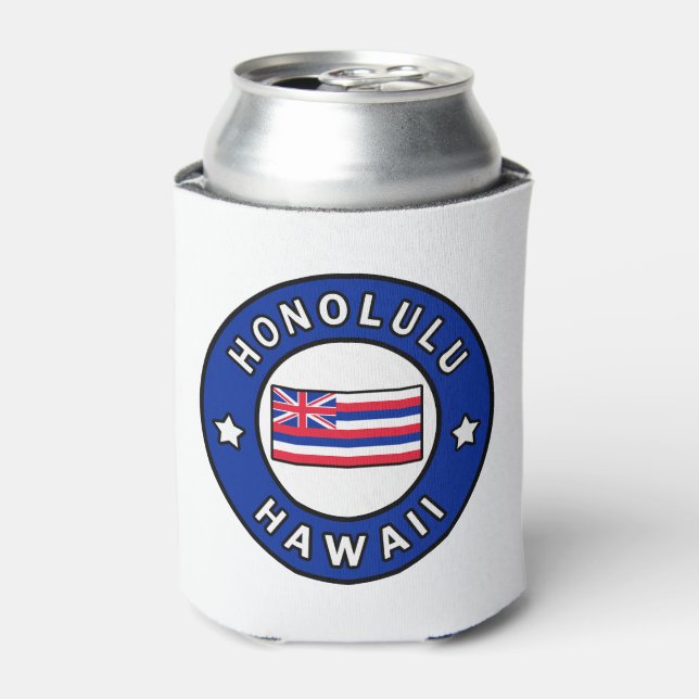 Honolulu Hawaii Can Cooler (Can Front)