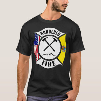Honolulu Hawaii Fire Department Firefighters Rescu T-Shirt