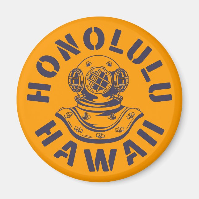 Honolulu,Hawaii Magnet (Front)