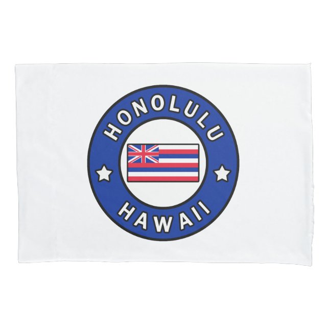 Honolulu Hawaii Pillowcase (Front)