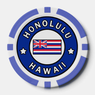 Honolulu Hawaii Poker Chips