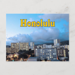 Honolulu Hawaii Postcard