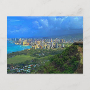 Honolulu, Hawaii Skyline #1 Postcard