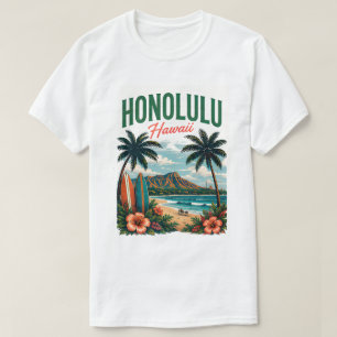 Honolulu Hawaii Tropical Paradise Travel Destinati T-Shirt