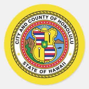 Honolulu, Hawaii, United States Classic Round Sticker