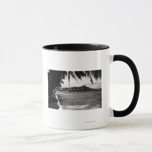 Honolulu, Hawaii - View of Diamond Head Mug