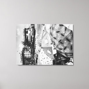 Honolulu, Hawaii - View of Waikiki Beach Canvas Print