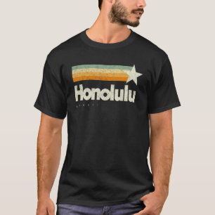 Honolulu Hawaii Vintage Cool Classic American Aest T-Shirt