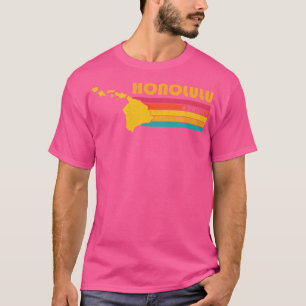 Honolulu Hawaii Vintage Distressed Souvenir T-Shirt