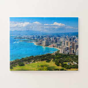 Honolulu, Hawaii, Waikiki Beach Jigsaw Puzzle