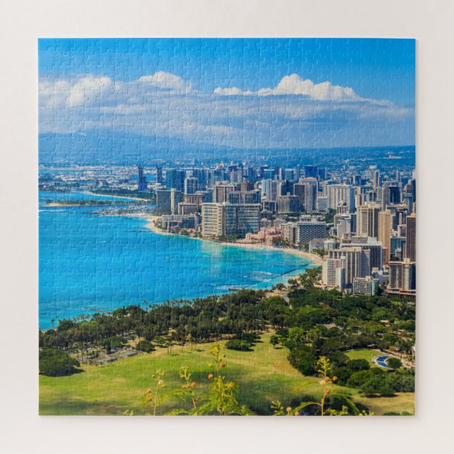 Honolulu, Hawaii, Waikiki Beach Jigsaw Puzzle (Vertical)