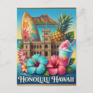 Honolulu Hawaiian Heritage Postcard