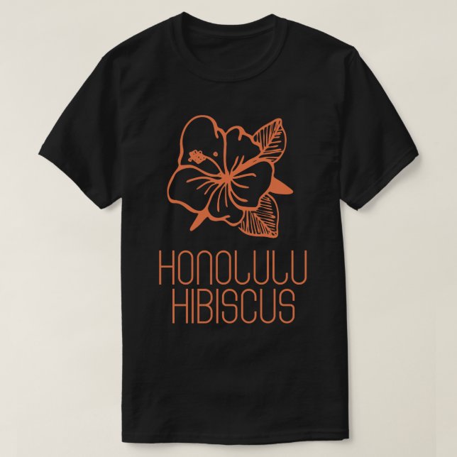 Honolulu Hibiscus TShirt (Design Front)