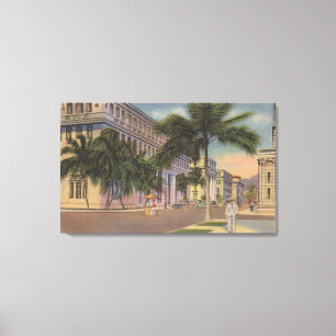 Honolulu, HIView of Bishop St.Honolulu, HI Canvas Print