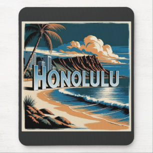 Honolulu O’aho Hawaii Mouse Mat