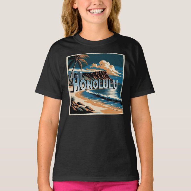 Honolulu O’aho Hawaii T-Shirt (Front)