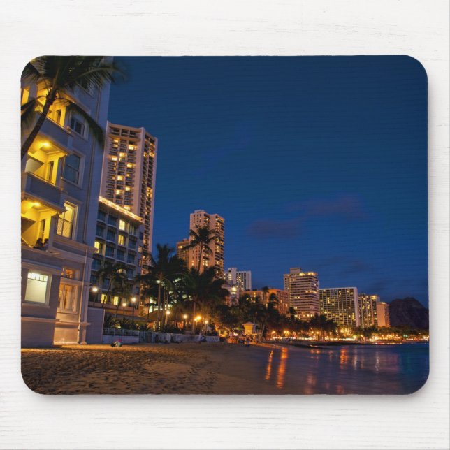 Honolulu, Oahu, Hawaii. Night exposure of Mouse Mat (Front)