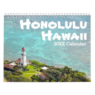 Honolulu, Oahu, Hawaii Photography Seaside Calendar