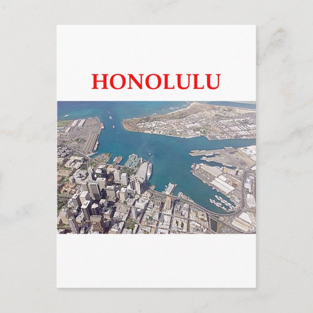 honolulu postcard (Front)