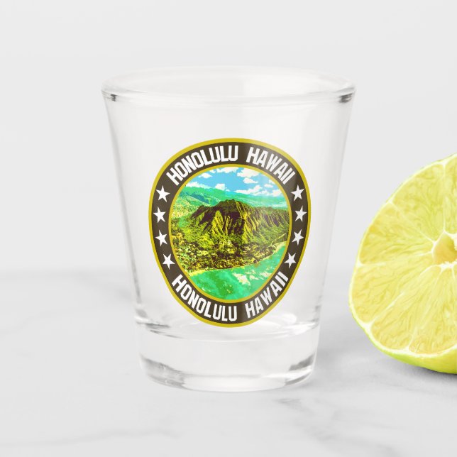 Honolulu                                           shot glass (Front)