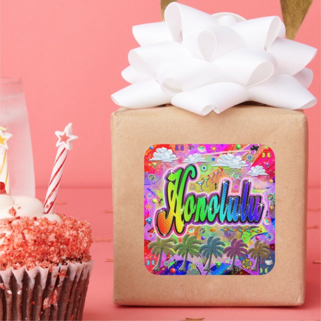 Honolulu Vista Express Sticker (Party)