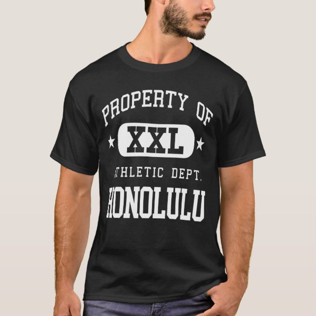 Honolulu XXL Athletic School Property T-Shirt (Front)