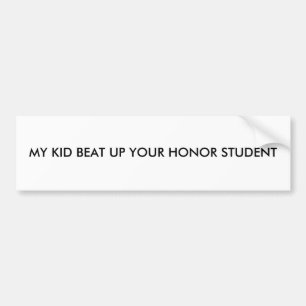 HONOR STUDENT BUMPER STICKER