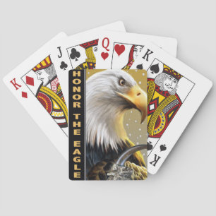 Honor The Eagle Claw gifts and apparel Playing Cards