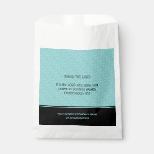 HONOR THE LORD Church Business Personalised Paper Favour Bags
